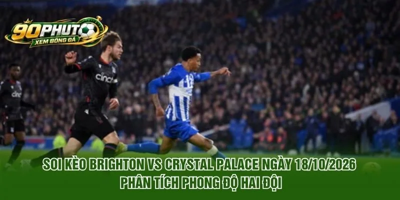 Soi Kèo Brighton Vs Crystal Palace Ngày 18/10/2026 phân tích phong độ hai đội